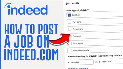 indeed post a job opening.